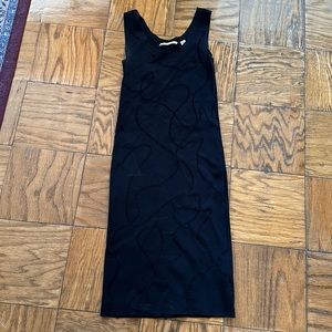 Helmut Lang body con dress